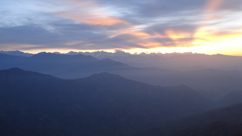 Sunrise Over the Himalayan Horizon -  himaland.com